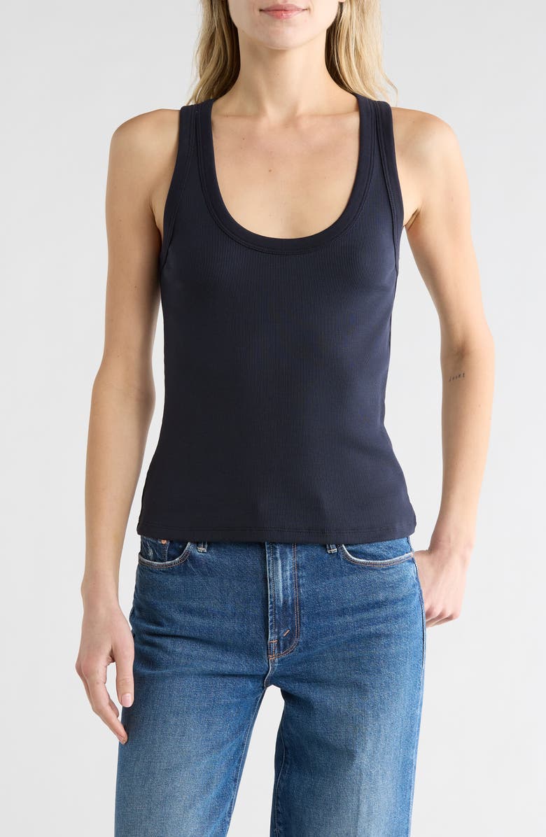 Veronica Beard Birke Tank, Main, color, Navy