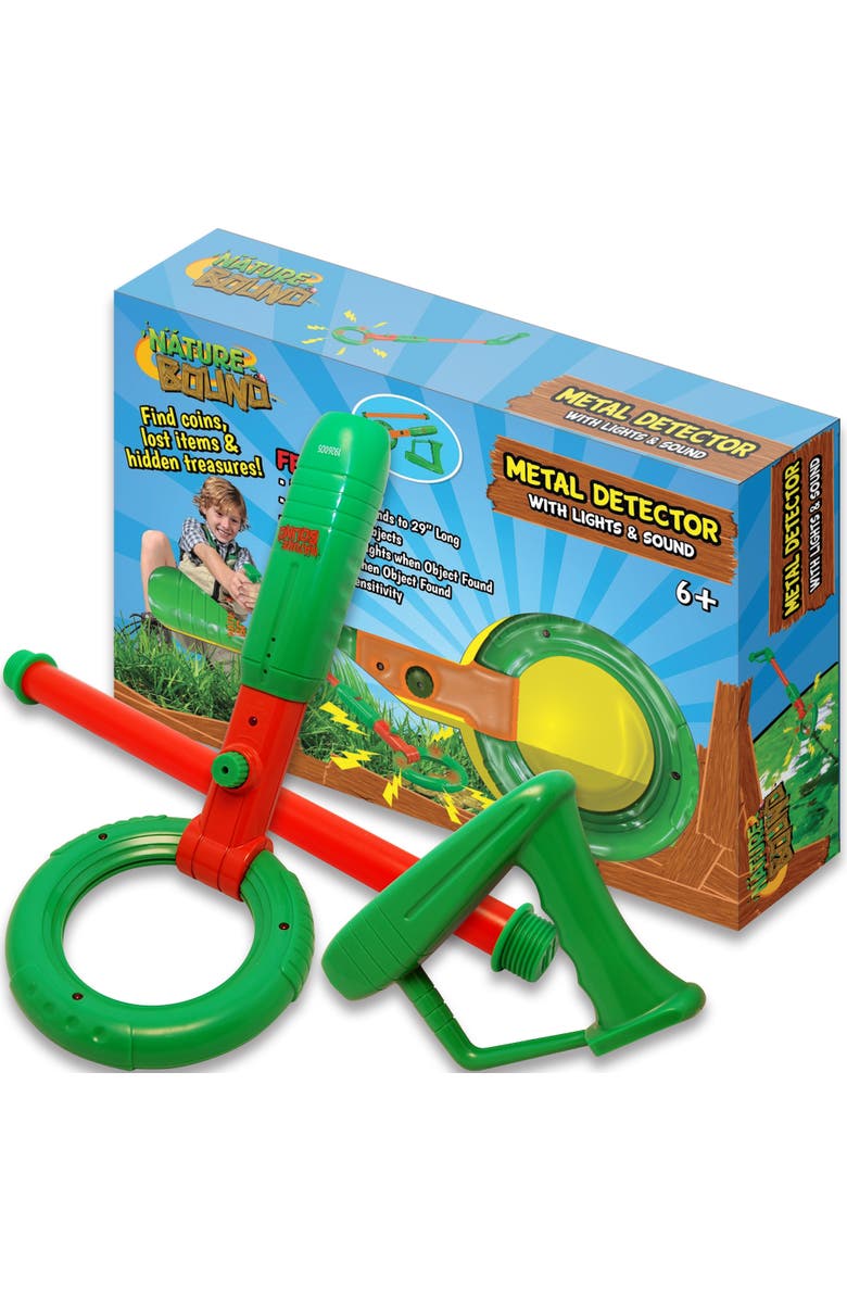 Nature Bound Metal Detector, Greenorange Toy Treasure Finder For Kids 6+, Main, color, 