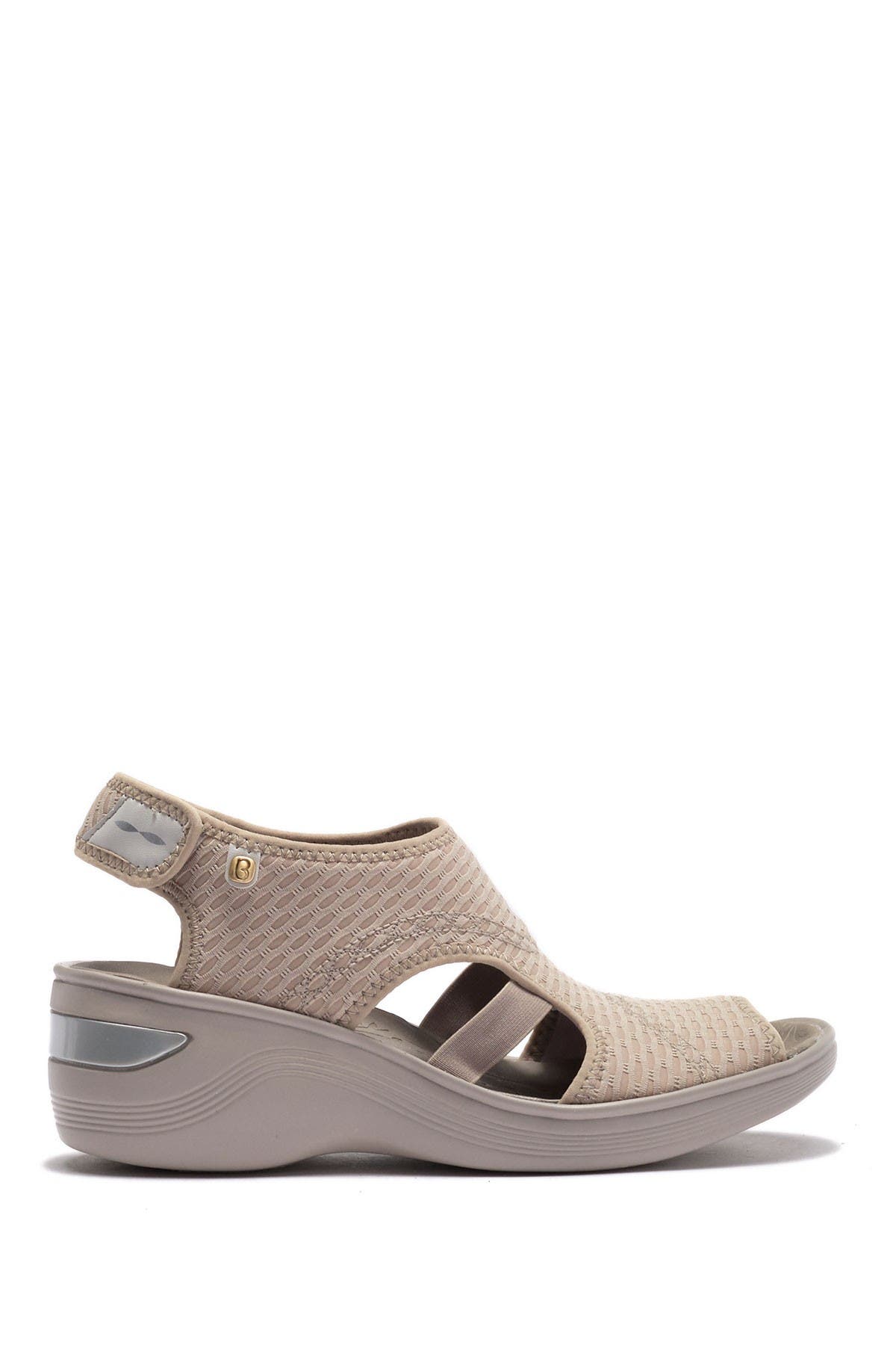 LifeStride Dream Wedge Sandal, Main, color, Beige Fishnet