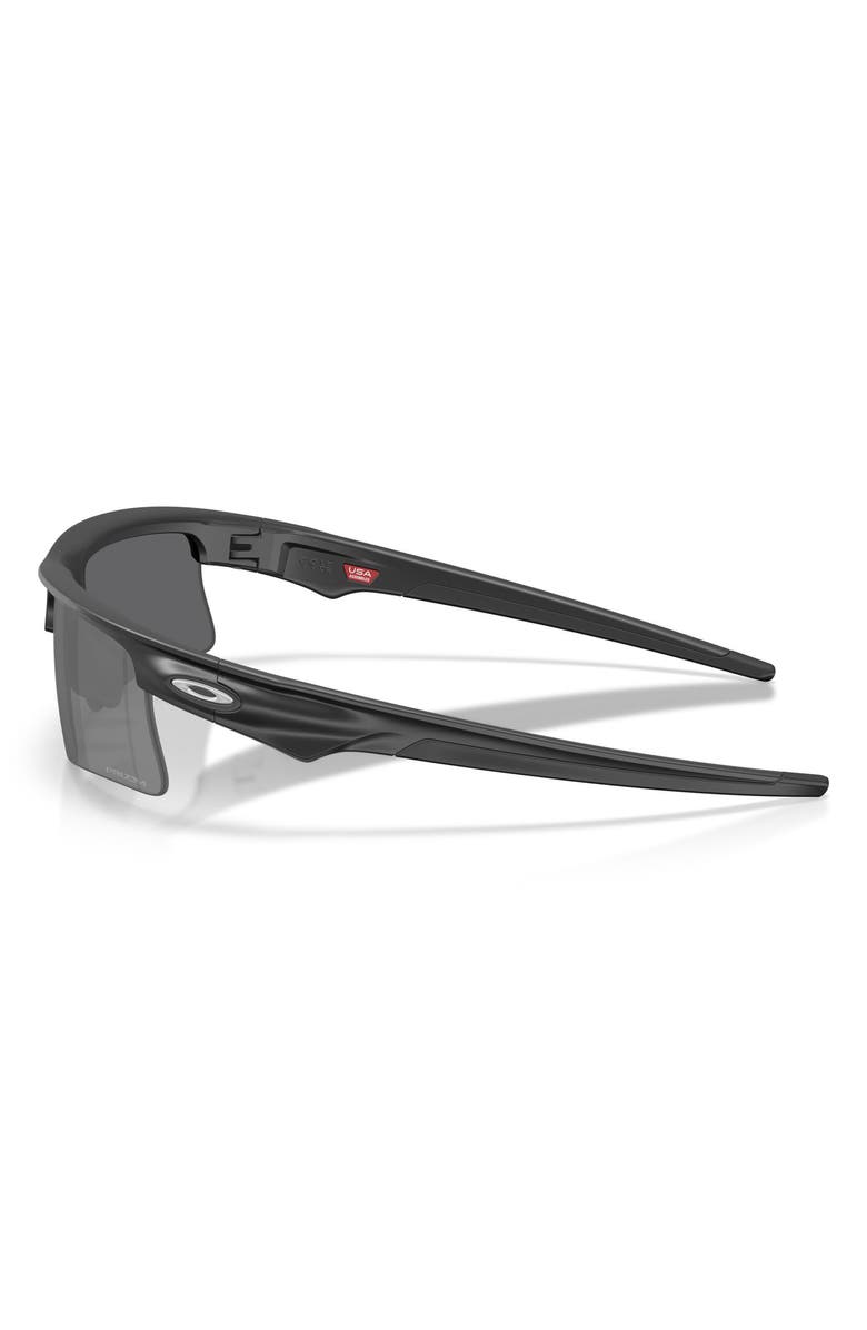 Oakley Bisphaera Speed 68mm Prizm<sup>™</sup> Oversize Rectangular Sunglasses, Alternate, color, Matte Black / Prizm Black
