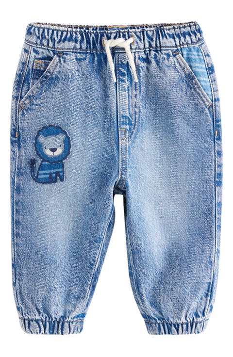 Kids' Laser Stripe Lion Jeans (Baby, Toddler & Little Kid)