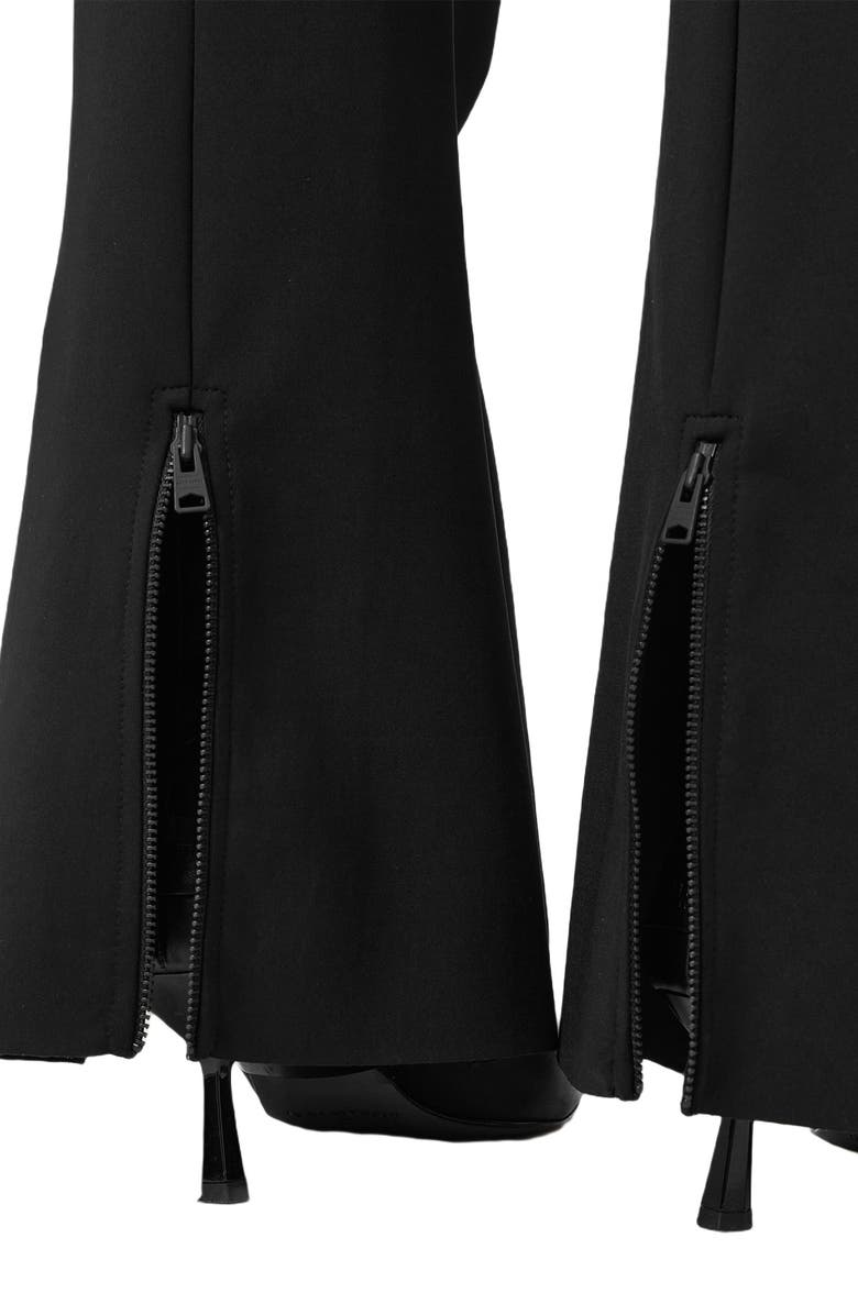 AllSaints Rebecca Flare Pants, Alternate, color, Black