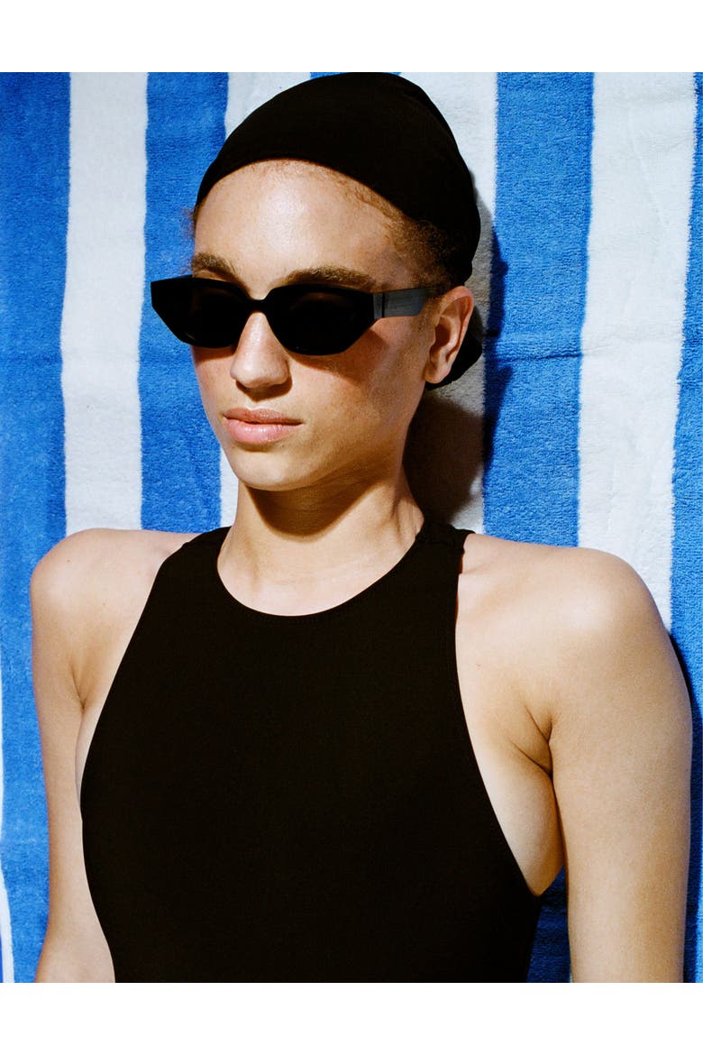Tilly Swim Hat, Alternate, color, Black