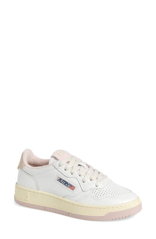Autry Sneakers In White/pink