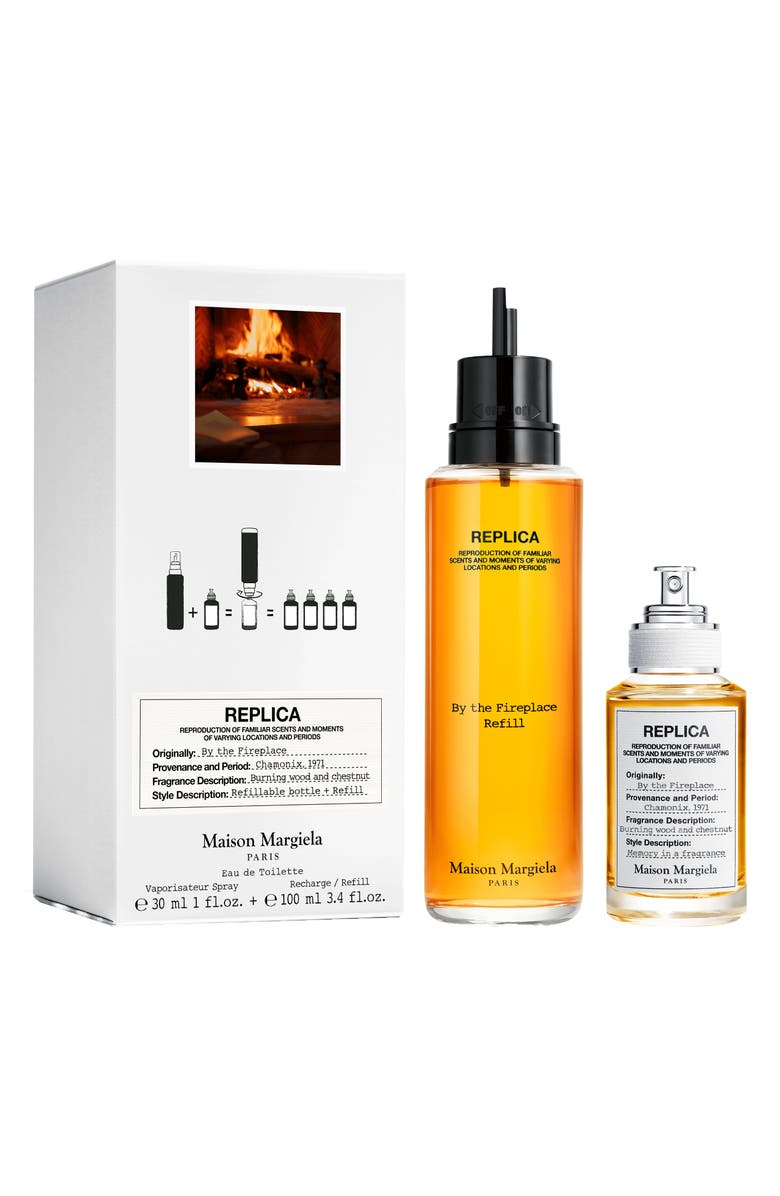 Maison Margiela Replica By the Fireplace Eau de Toilette & Refill 2-Piece Set $245 Value, Alternate, color,