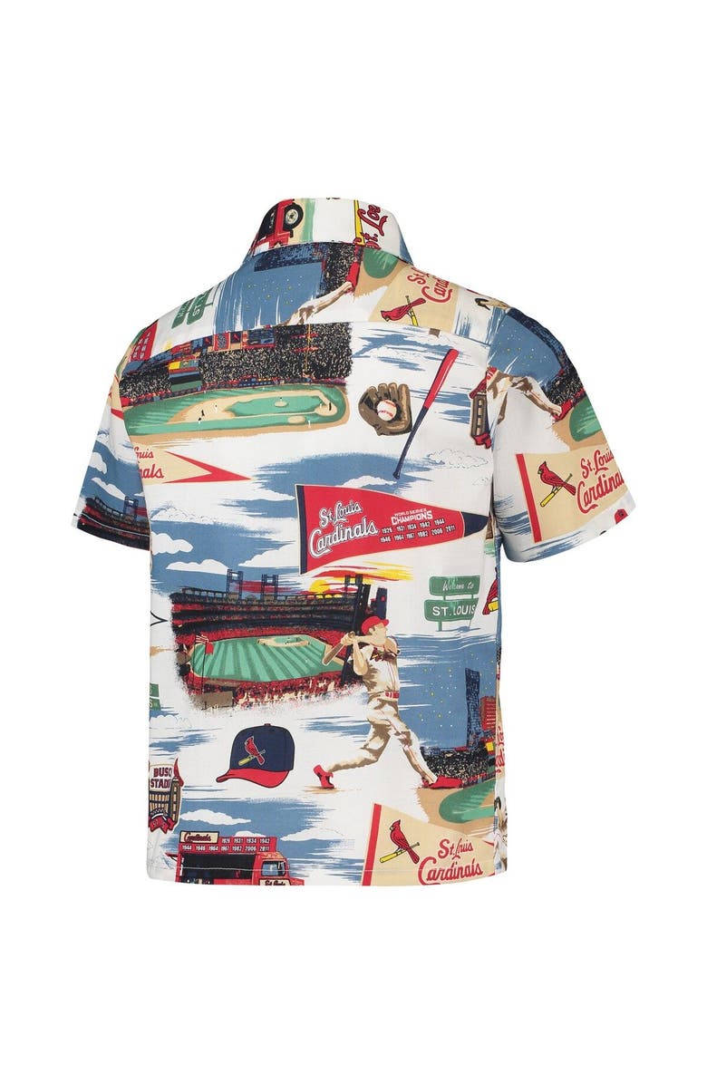 Reyn Spooner Youth Reyn Spooner White St. Louis Cardinals Scenic Button-Up Shirt, Alternate, color, White