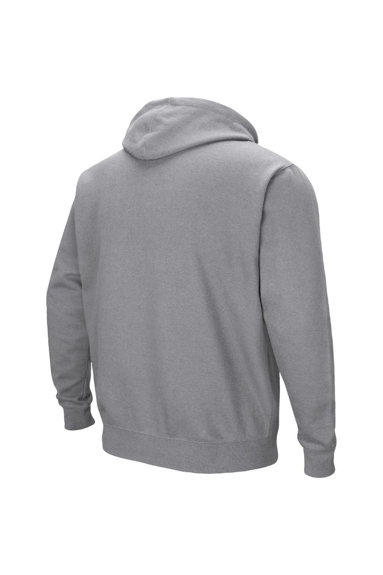 Men's Colosseum Gray Campbell Fighting Camels Isle Pullover Hoodie, Alternate, color, Gray