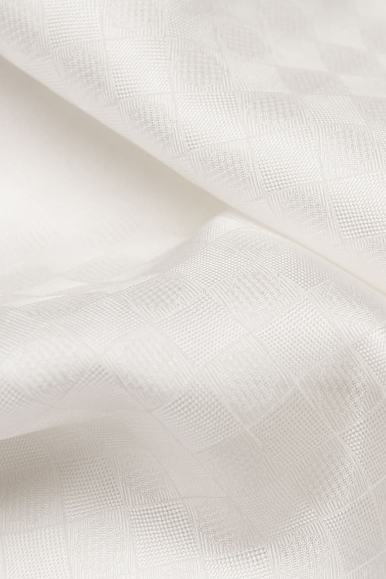 Otello - Silk Pocket Square for Men, Alternate, color, White