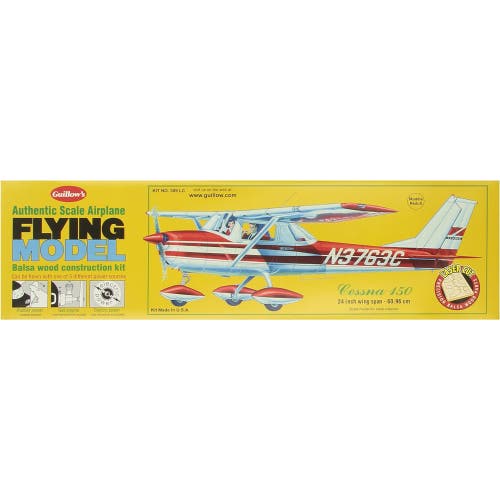 Guillow's Cessna 150 Laser Cut Model Kit in Red  product