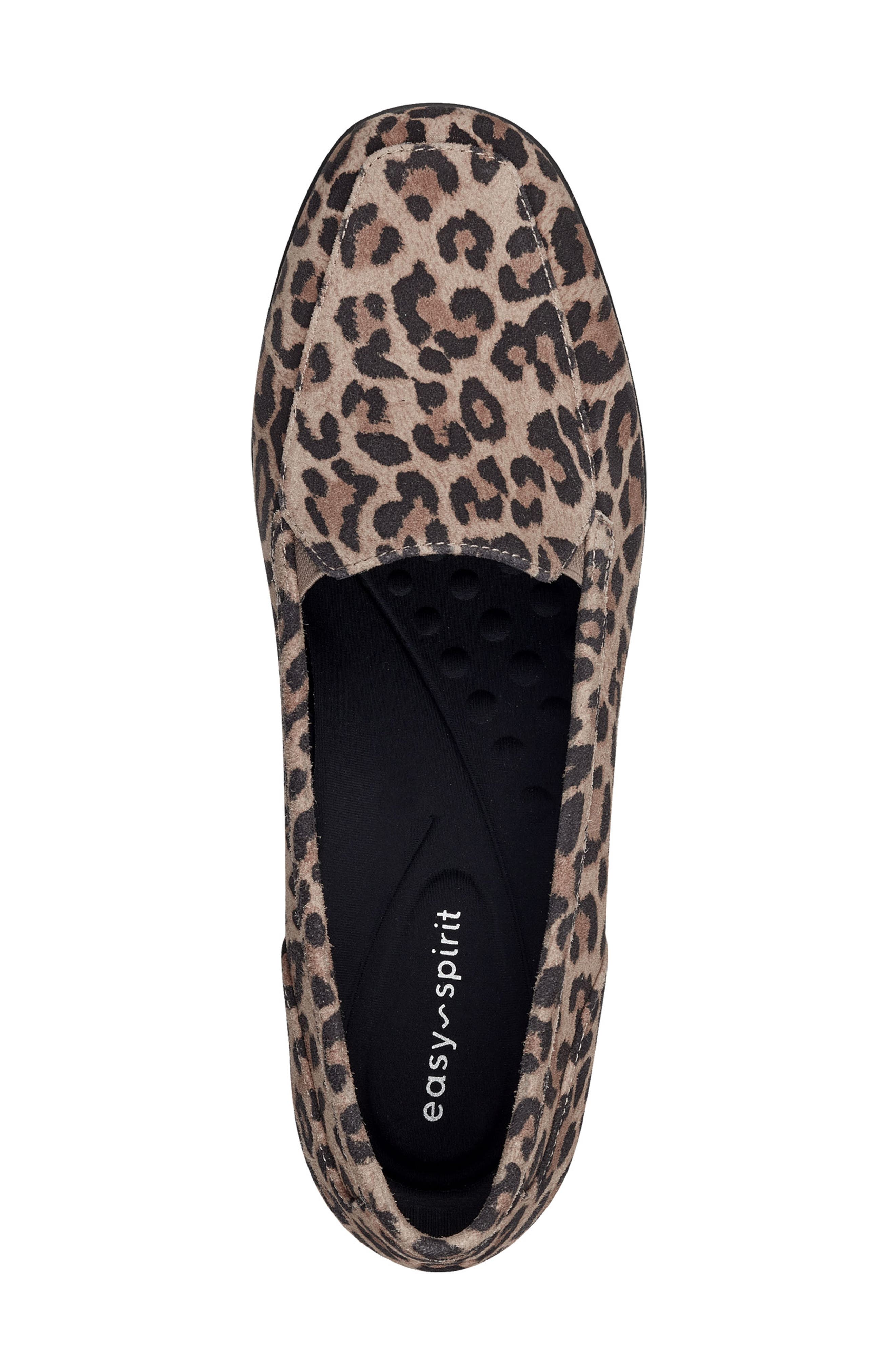 Devitt Flat, Alternate, color, LEOPARD PRINT SUEDE