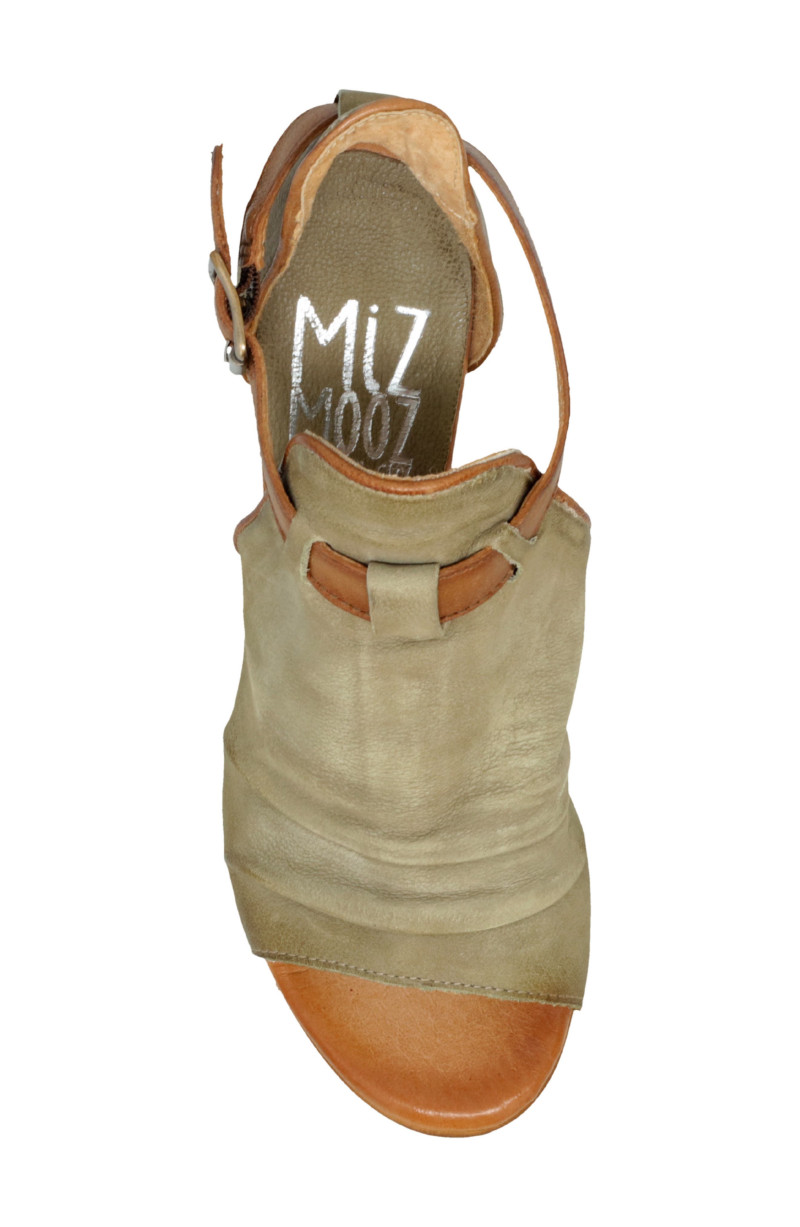 Kismet Wedge Sandal, Alternate, color, KHAKI LEATHER