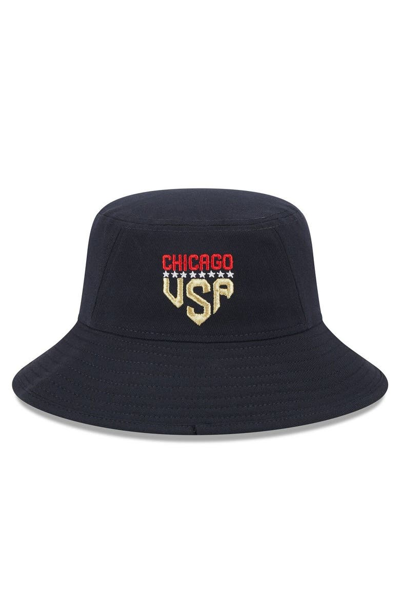 New Era Men's New Era Navy Chicago Cubs 2023 Fourth of July Bucket Hat, Alternate, color, Navy