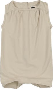 Manière Kids' Textured Grid Romper