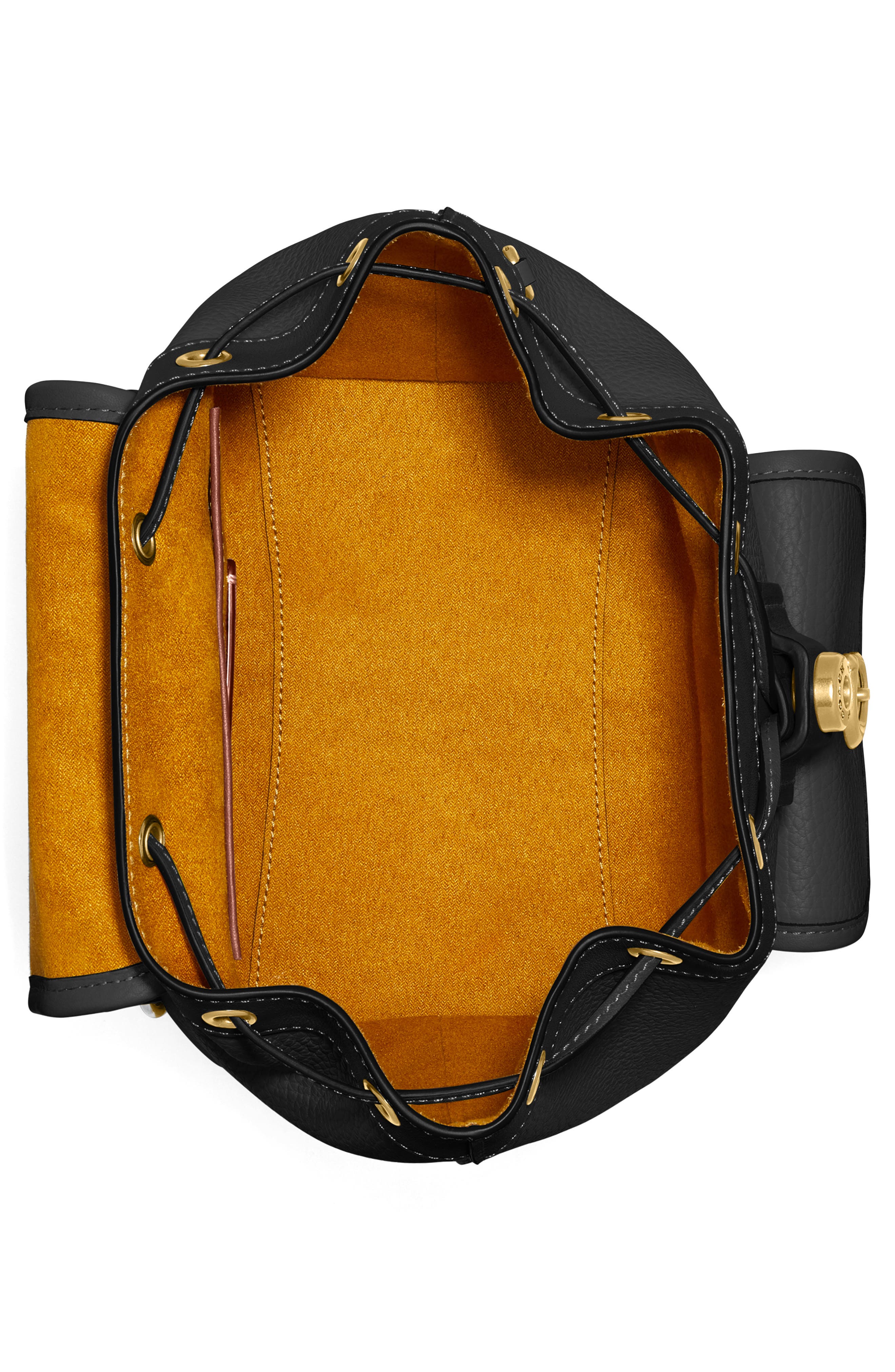 COACH Riya Soft Pebble Leather Backpack, Alternate, color, 