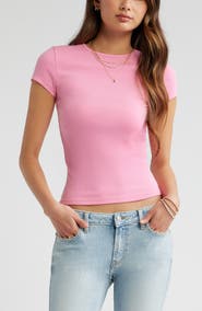 BP. Stretch Cotton Blend Baby Tee