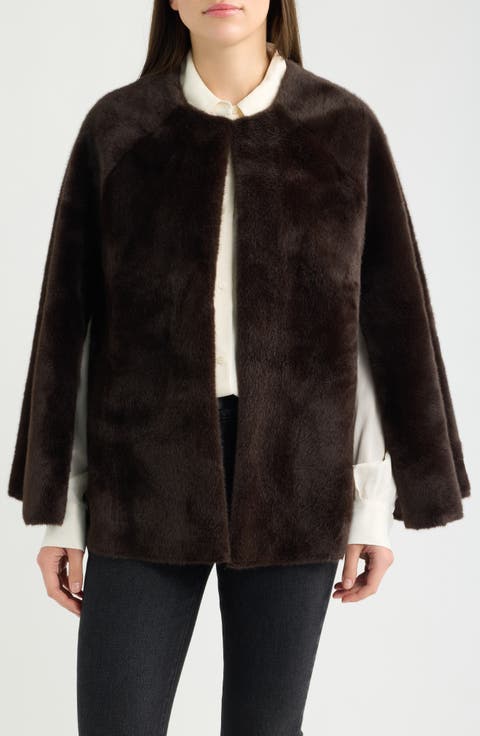Dream Wrap Faux Fur Jacket