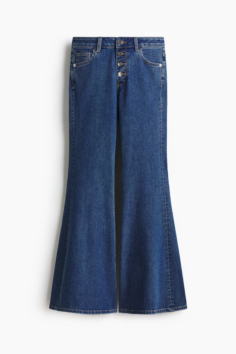 Flared High Jeans, Alternate, color, Denim blue