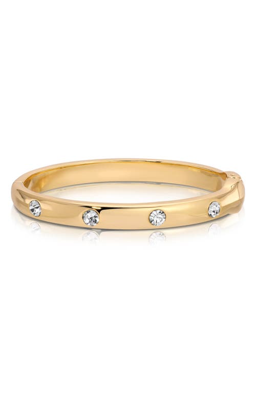 Ettika Studded Crystal Bangle In Gold