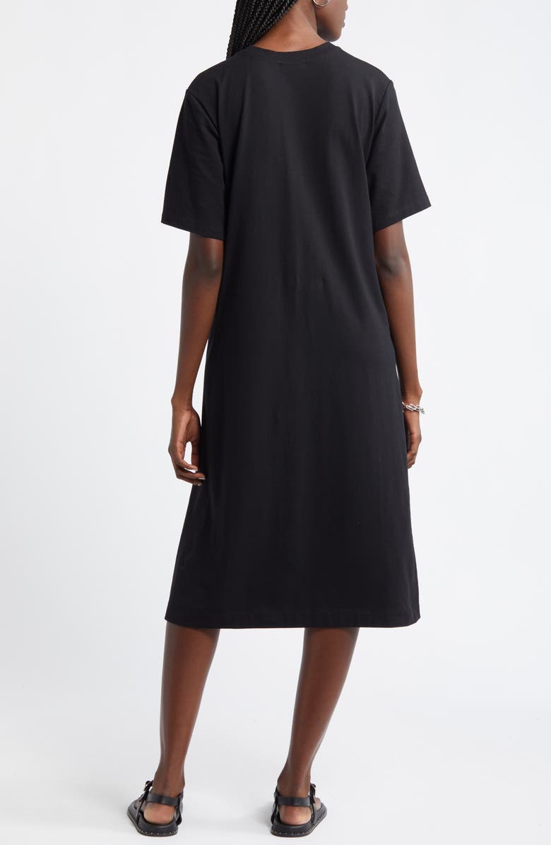 Stretch Cotton Midi T-Shirt Dress