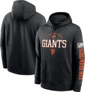 Nike Men's Nike Black San Francisco Giants Cooperstown Collection Splitter Club Fleece Pullover Hoodie