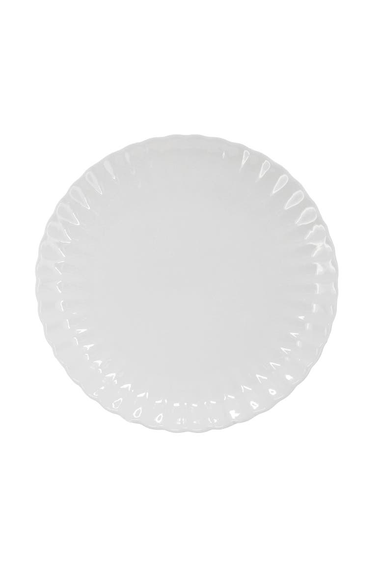 Jane 16 Piece Double Bowl Porcelain Dinnerware Set, Alternate, color, White