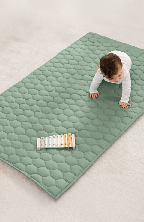 Premium Play Mat with Non-Slip Bottom, Rectangle