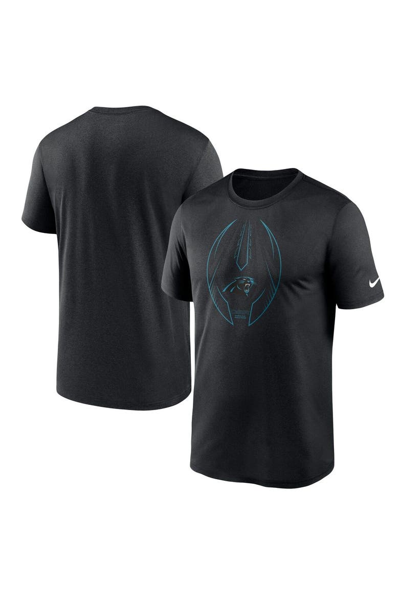 Men's Nike Black Carolina Panthers Legend Icon Logo Performance T-Shirt, Main, color, Black
