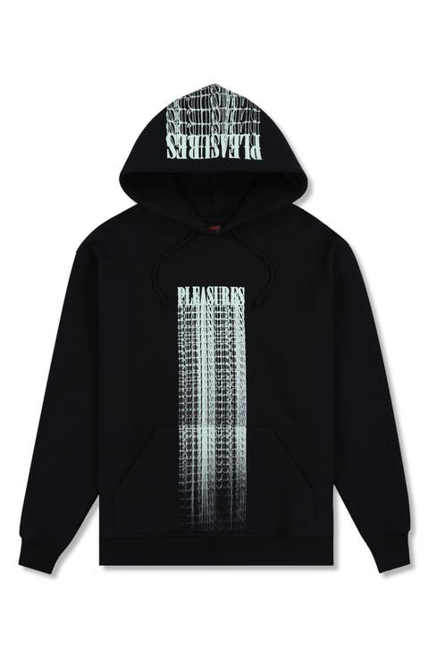 Blurred Logo Graphic Hoodie