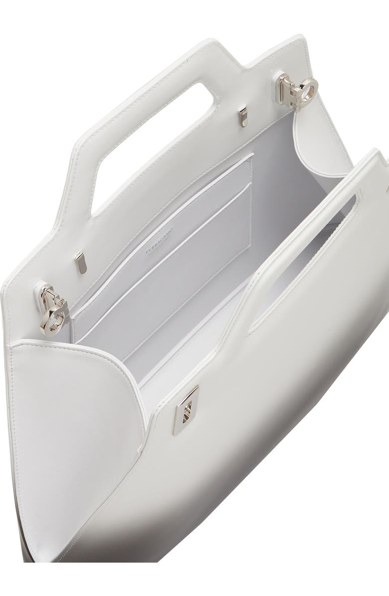 FERRAGAMO Medium Wanda Airbrush Leather Top Handle Bag, Alternate, color,