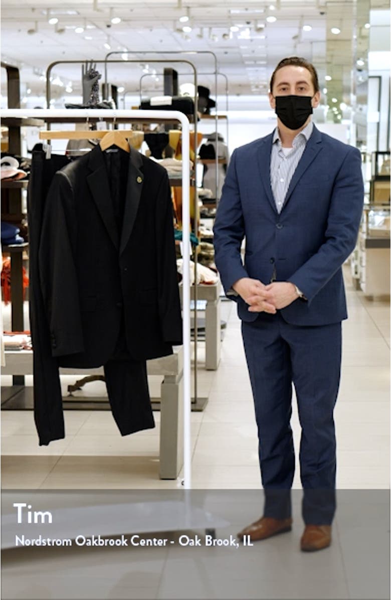 Jenner Slim Fit Notch Lapel Wool Tuxedo, sales video thumbnail