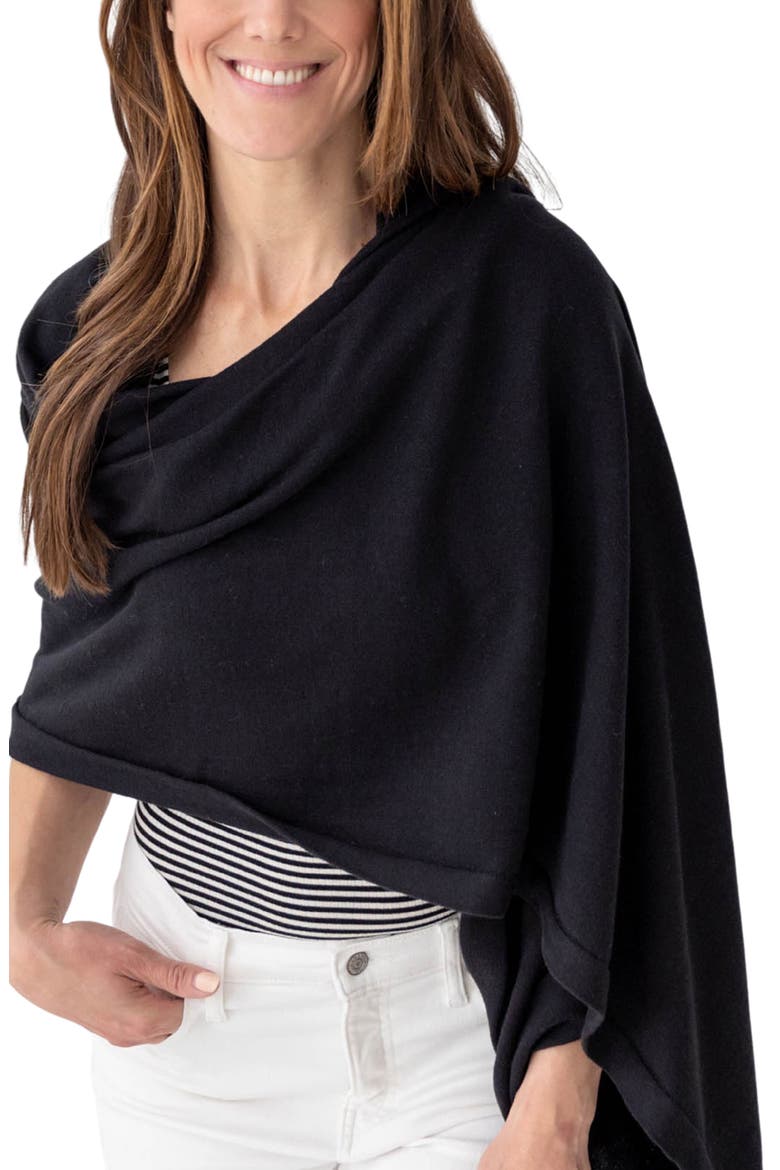 The Dreamsoft Travel Scarf, Main, color, BLACK