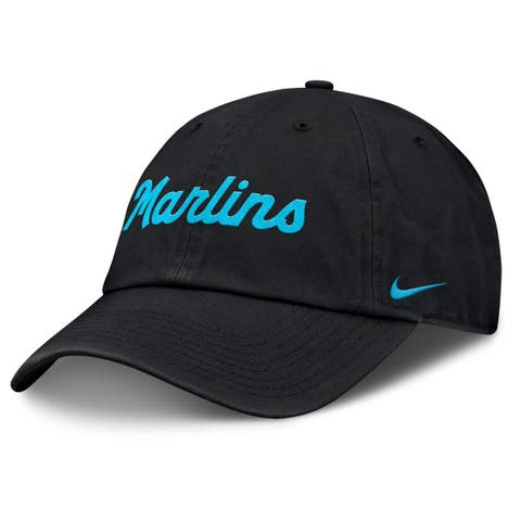 Women's Nike Black Miami Marlins Club Adjustable Hat