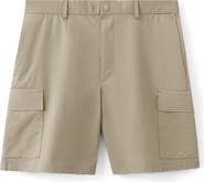 MANGO Water Repellent Cargo Bermuda Shorts