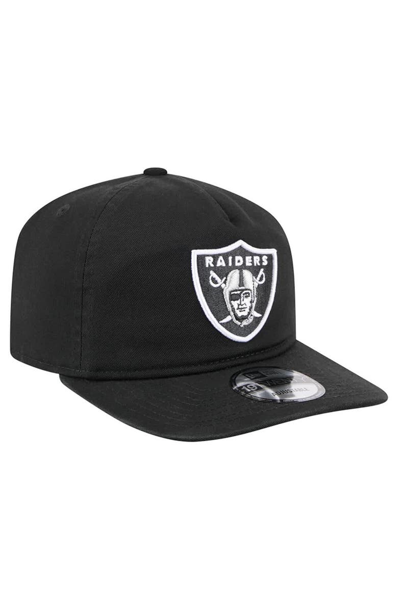 New Era Men's New Era  Black Las Vegas Raiders Team 19TWENTY Adjustable Hat, Alternate, color, 