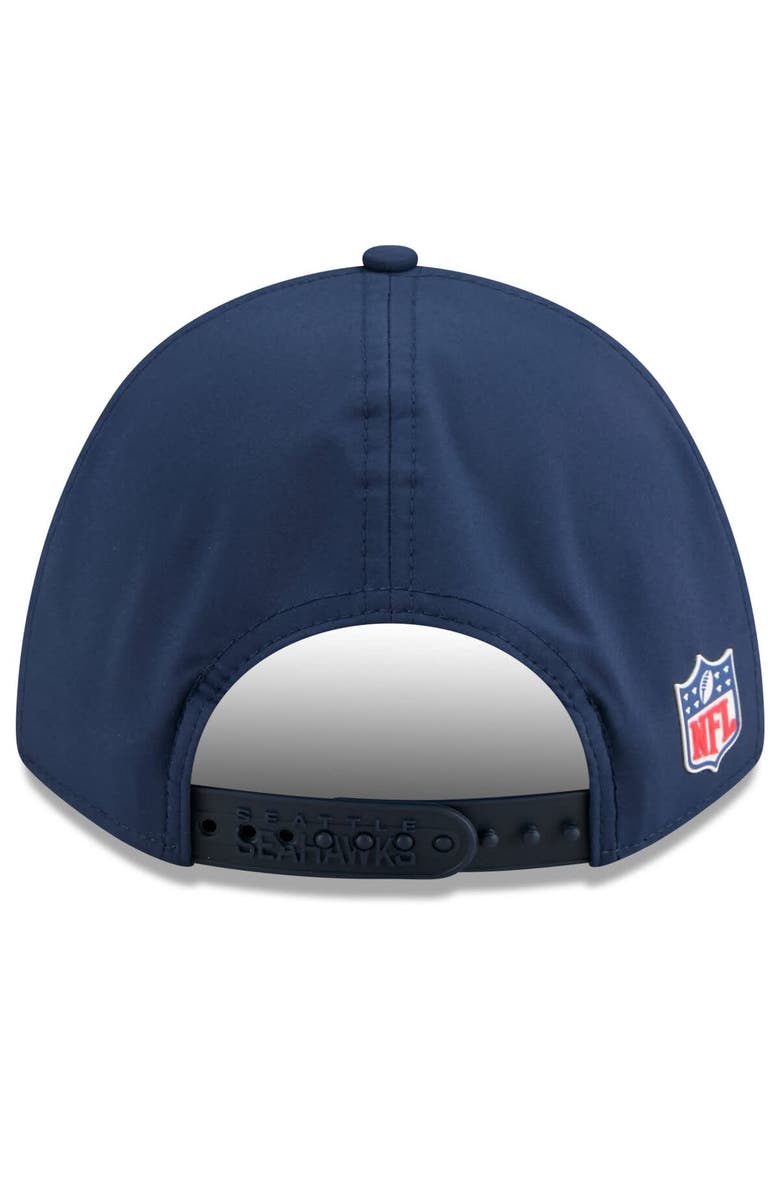 New Era Men's New Era College Navy Seattle Seahawks 2025 Sideline  M-Crown 9FORTY Adjustable Hat, Alternate, color, 