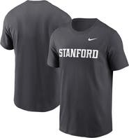Nike Men's Nike Anthracite Stanford Cardinal Primetime Wordmark T-Shirt
