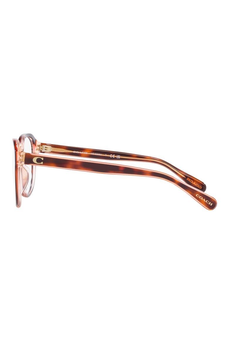 52mm Round Optical Glasses, Alternate, color, TORTOISE