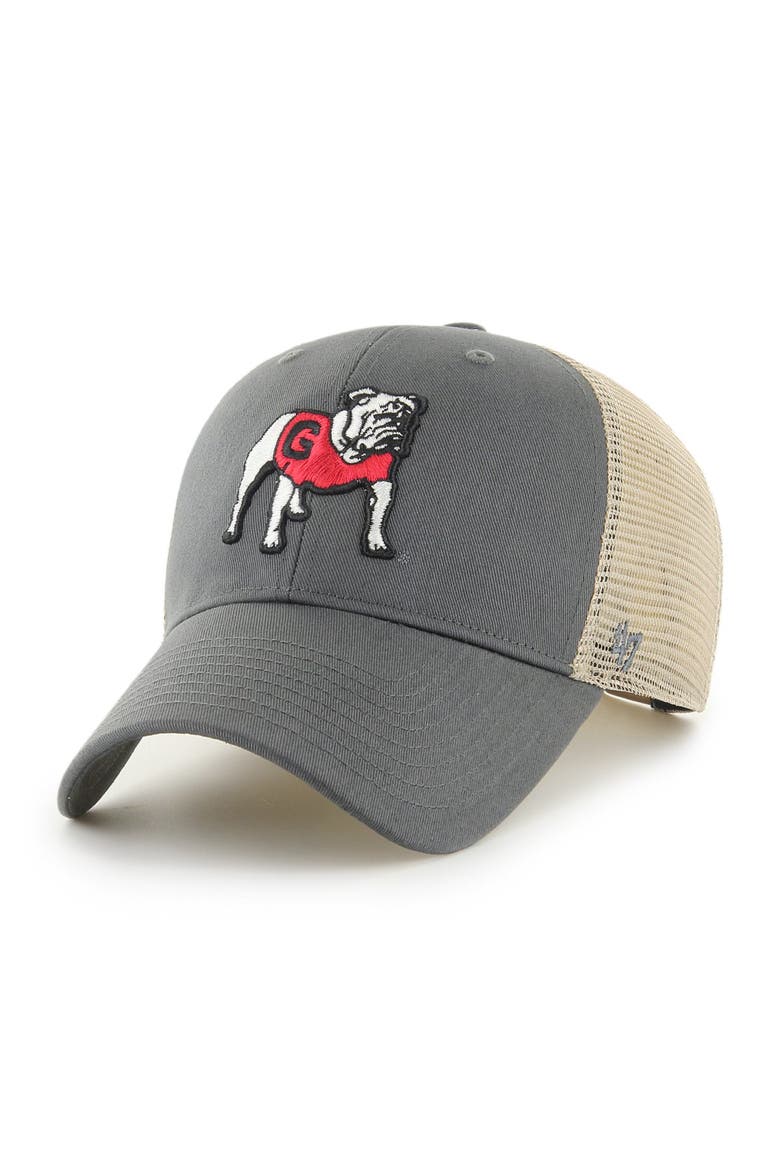 Men's '47  Charcoal Georgia Bulldogs Flagship Trucker Adjustable Hat, Main, color, Charcoal