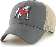 '47 Men's '47 Charcoal Georgia Bulldogs Flagship Trucker Adjustable Hat