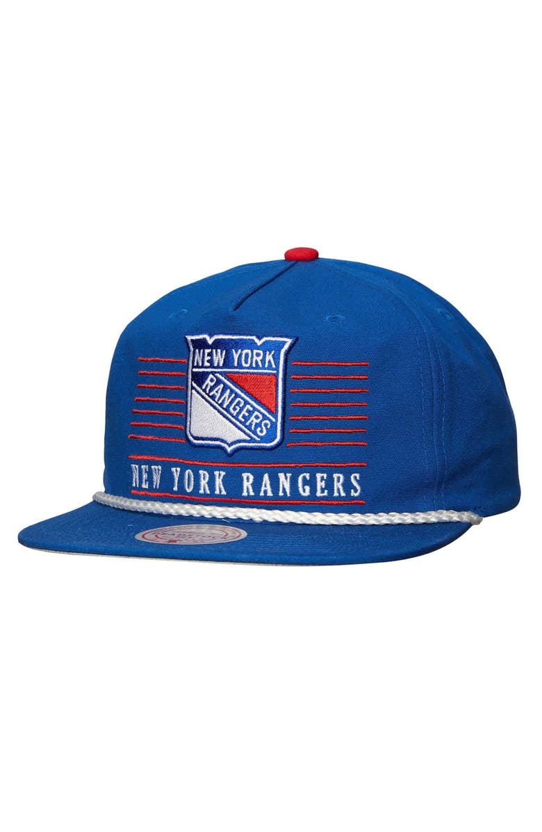 Mitchell & Ness Men's Mitchell & Ness Blue New York Rangers Ascend Deadstock Snapback Hat, Main, color, Blue