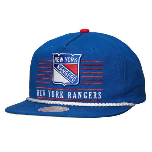 Mitchell & Ness Blue New York Rangers Ascend Deadstock Snapback Hat In Blue