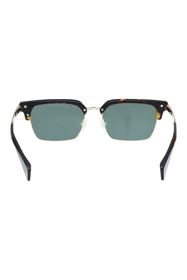 53mm Square Sunglasses, Main, color, SHINY MILKY CLASSIC TORT LIGHT