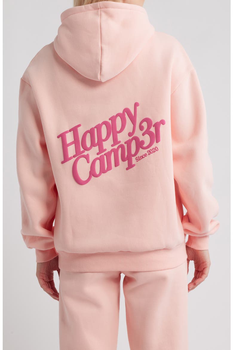 Puff Series Core Logo Cotton Blend Hoodie, Alternate, color, SNOWY STRAWBERRY