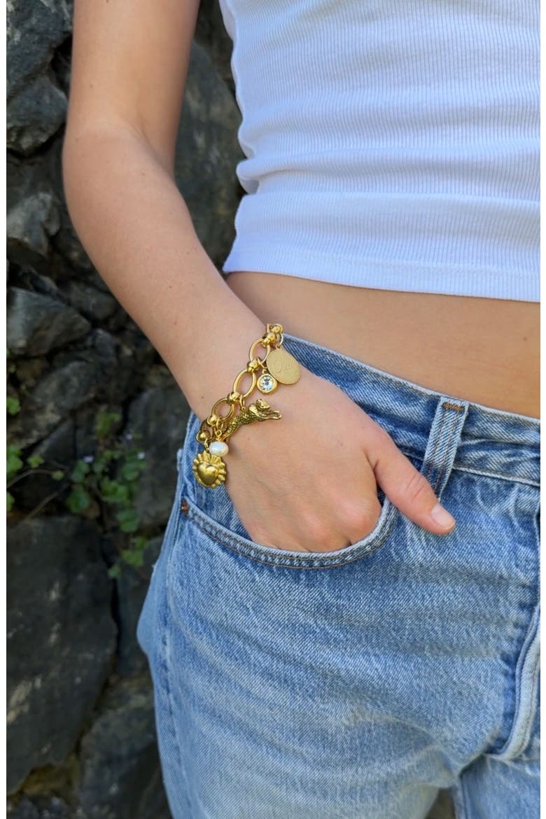 Lola Bracelet, Alternate, color, Gold