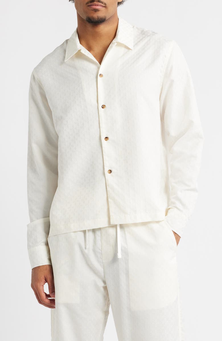 RIZORT Haris Button-Up Shirt, Main, color, Cream