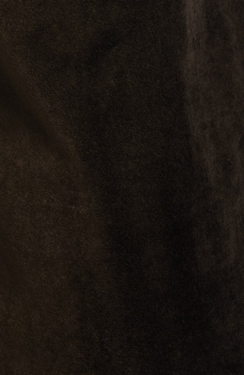 FRAME Le Slim Palazzo Velveteen Pants, Alternate, color, Dark Clove Velvet