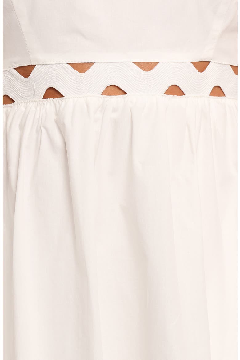 Angelus Cotton Sundress, Alternate, color, WHITE