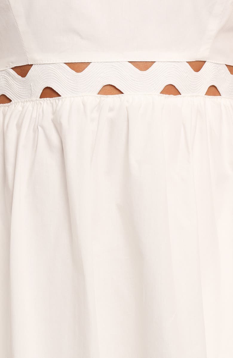 Petal & Pup Angelus Cotton Sundress, Alternate, color, White