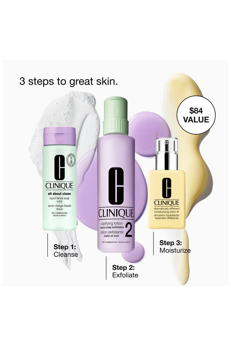 Healthy Skin 3-Step System: For Dry to Combination Skin Skin Care Gift Set $84 Value, Alternate, color, NO COLOR