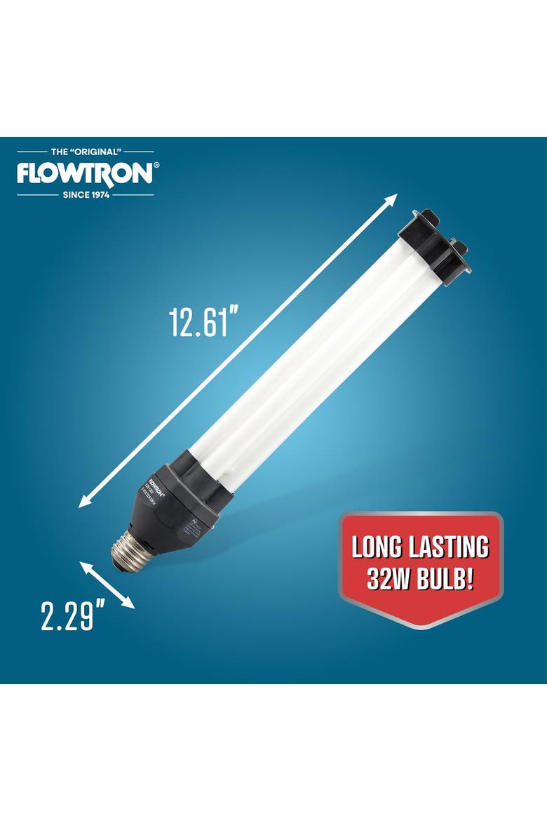 Bug Zapper Replacement Bulb, 32W UV Light, B15D Base, Fits FLWBZ50 Outdoor Zapper, Alternate, color, White